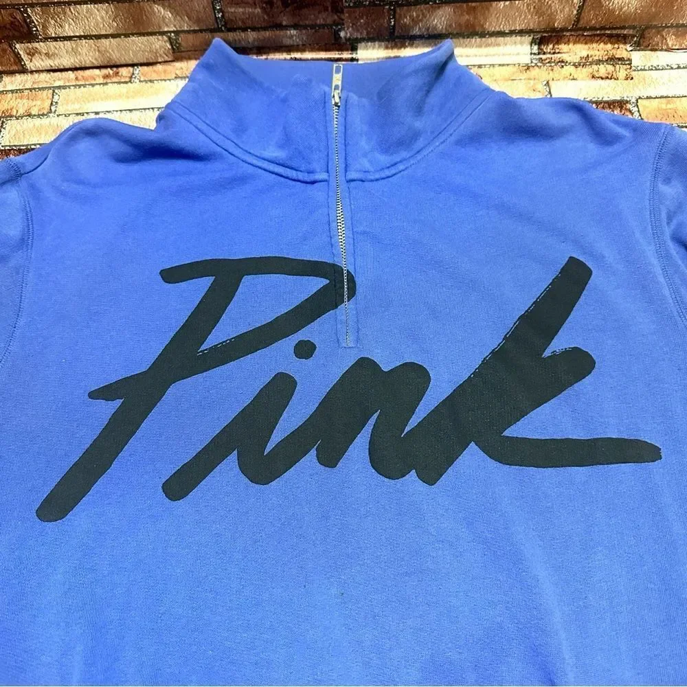 PINK by Victorias Secret Sweatshirt 1/4 zip size M